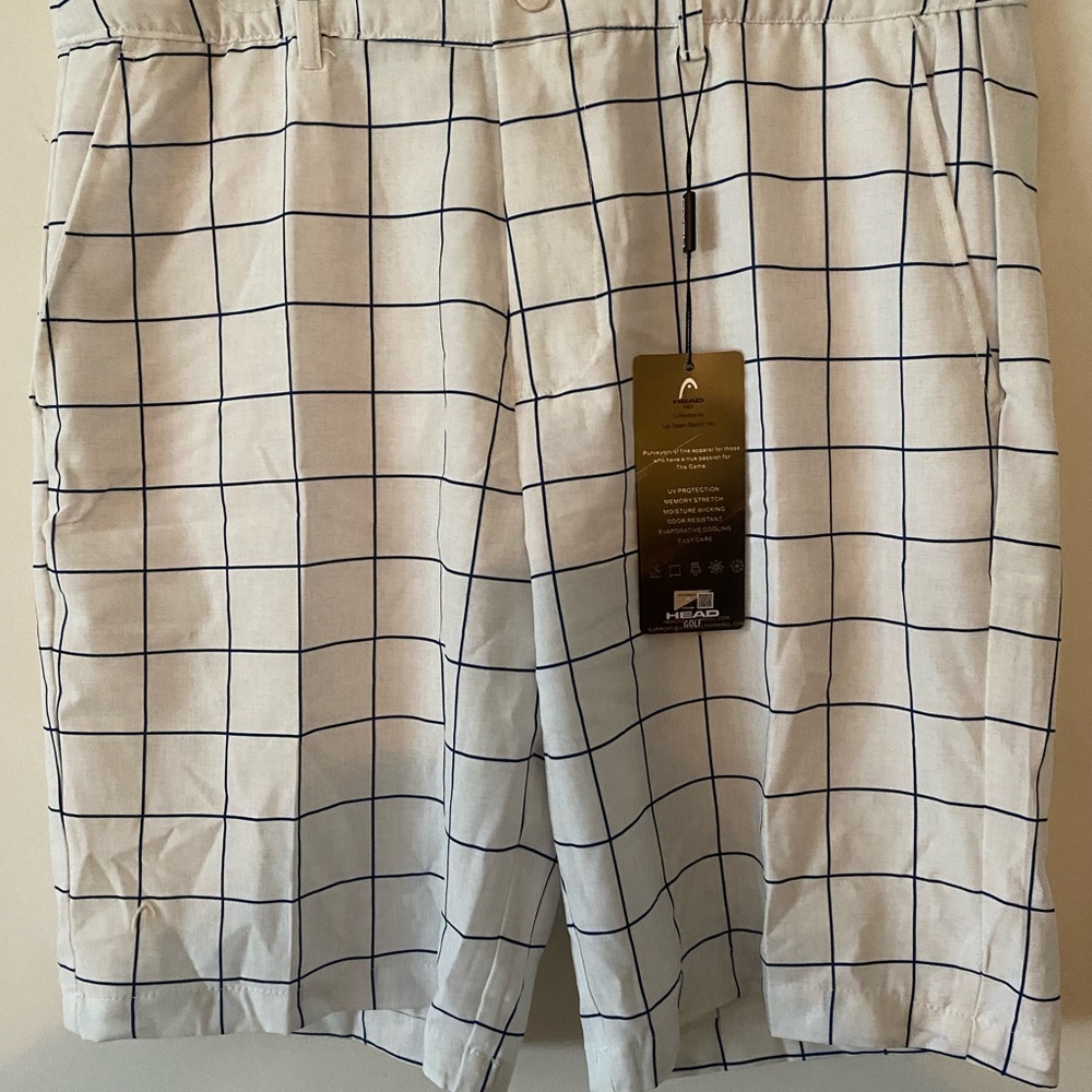 NWT Mens HEAD Golf shorts size 34